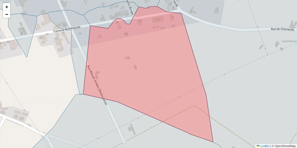 Mapa detalhado do código postal 2090-154 com limites, códigos postais vizinhos e agências dos correios