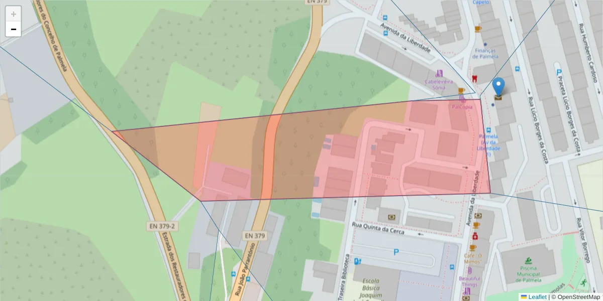 Mapa detalhado do código postal 20950-201 com limites, códigos postais vizinhos e agências dos correios