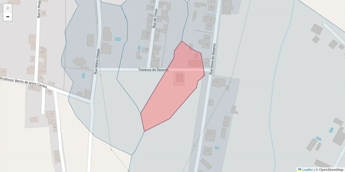 Mapa detalhado do código postal 2100-347 com limites, códigos postais vizinhos e agências dos correios