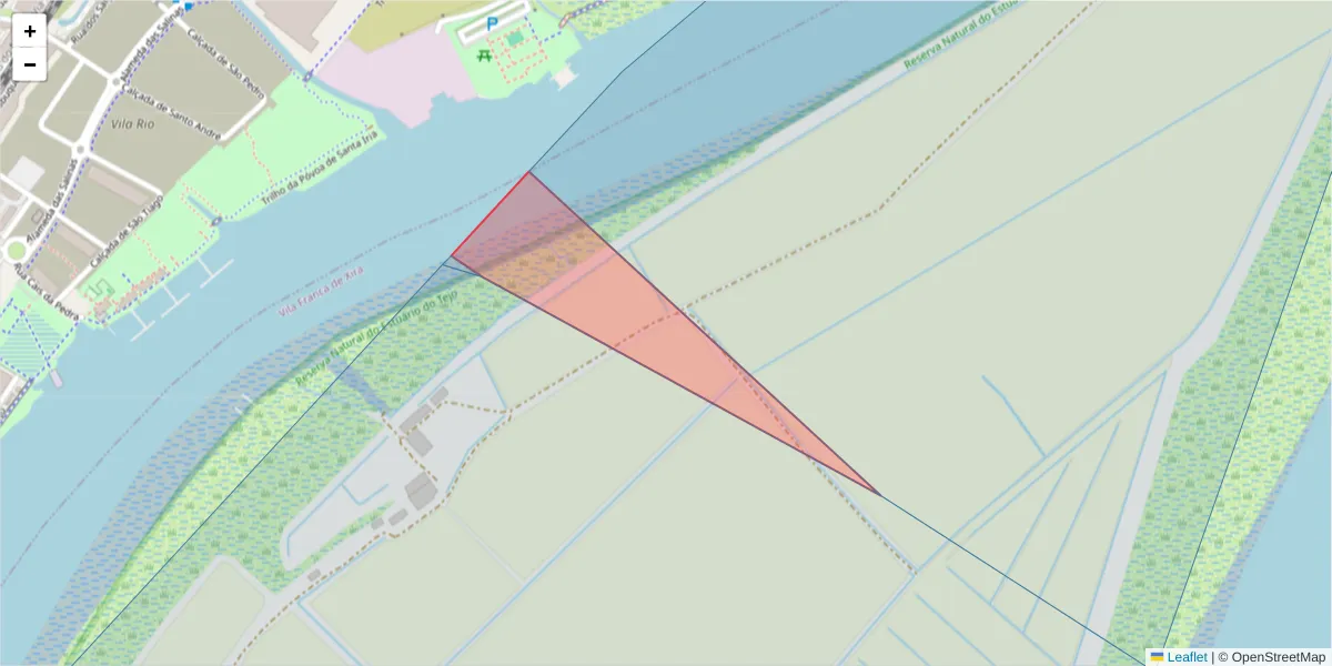 Mapa detalhado do código postal 2625-1211 com limites, códigos postais vizinhos e agências dos correios