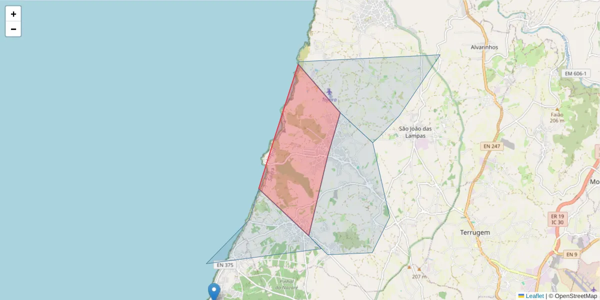 Mapa detalhado do código postal 2705-660 com limites, códigos postais vizinhos e agências dos correios