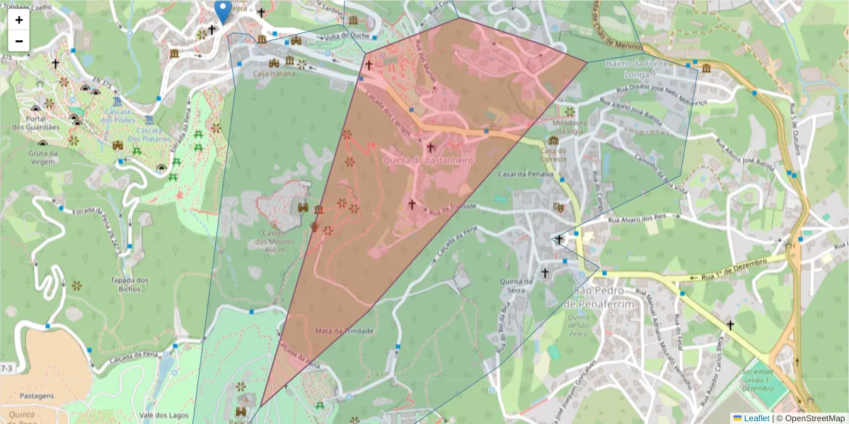 Mapa detalhado do código postal 2710-593 com limites, códigos postais vizinhos e agências dos correios
