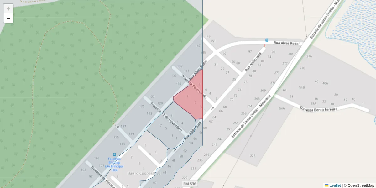 Mapa detalhado do código postal 2910-171 com limites, códigos postais vizinhos e agências dos correios