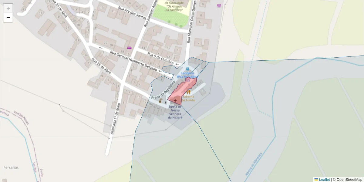 Mapa detalhado do código postal 2965-412 com limites, códigos postais vizinhos e agências dos correios