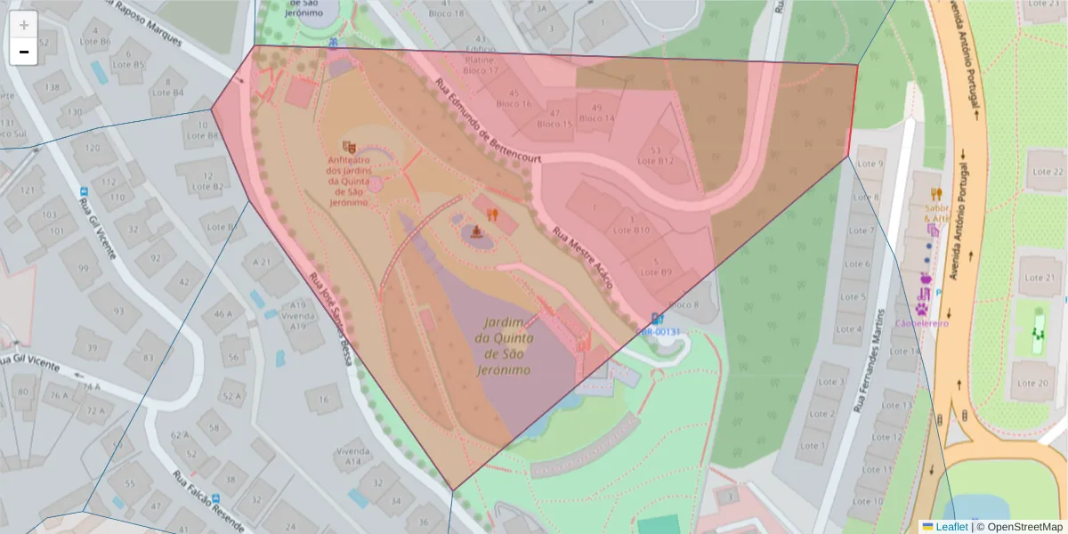 Mapa detalhado do código postal 3000-609 com limites, códigos postais vizinhos e agências dos correios