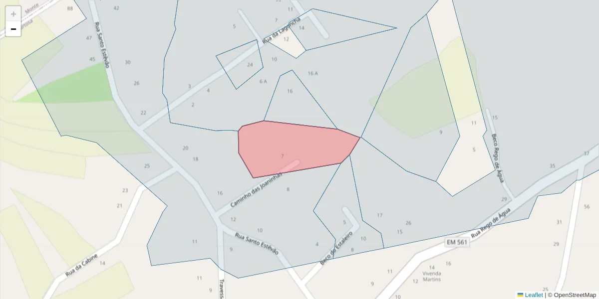 Mapa detalhado do código postal 3870-226 com limites, códigos postais vizinhos e agências dos correios