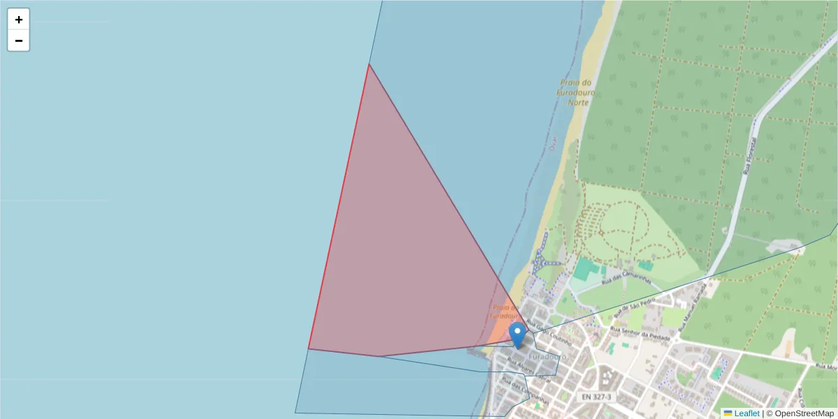 Mapa detalhado do código postal 3880-355 com limites, códigos postais vizinhos e agências dos correios