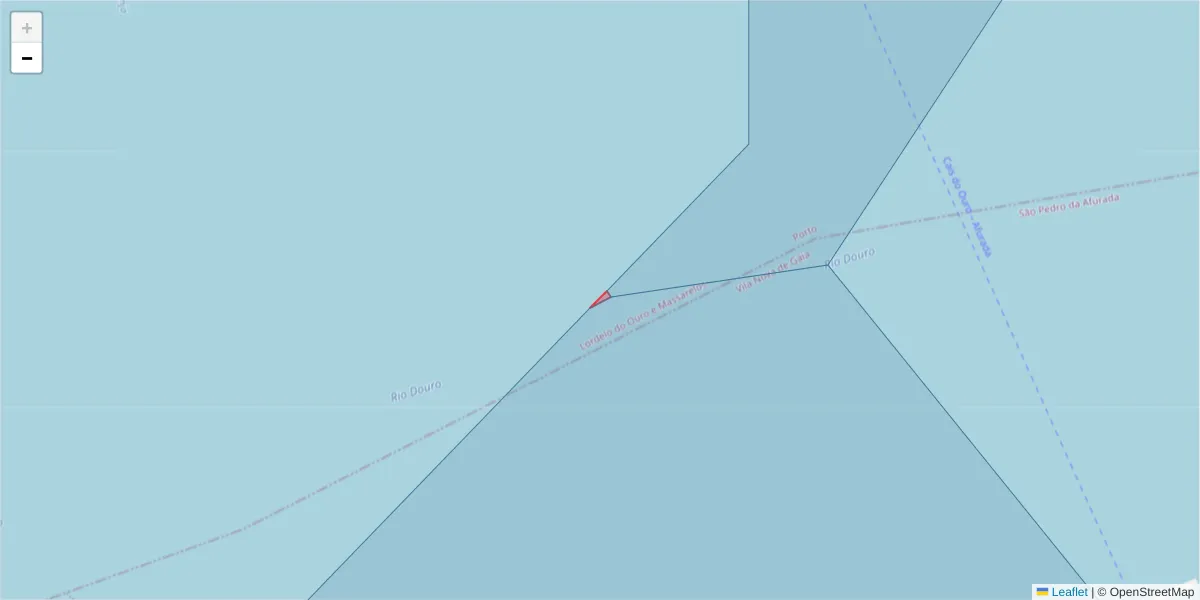 Mapa detalhado do código postal 4150-713 com limites, códigos postais vizinhos e agências dos correios
