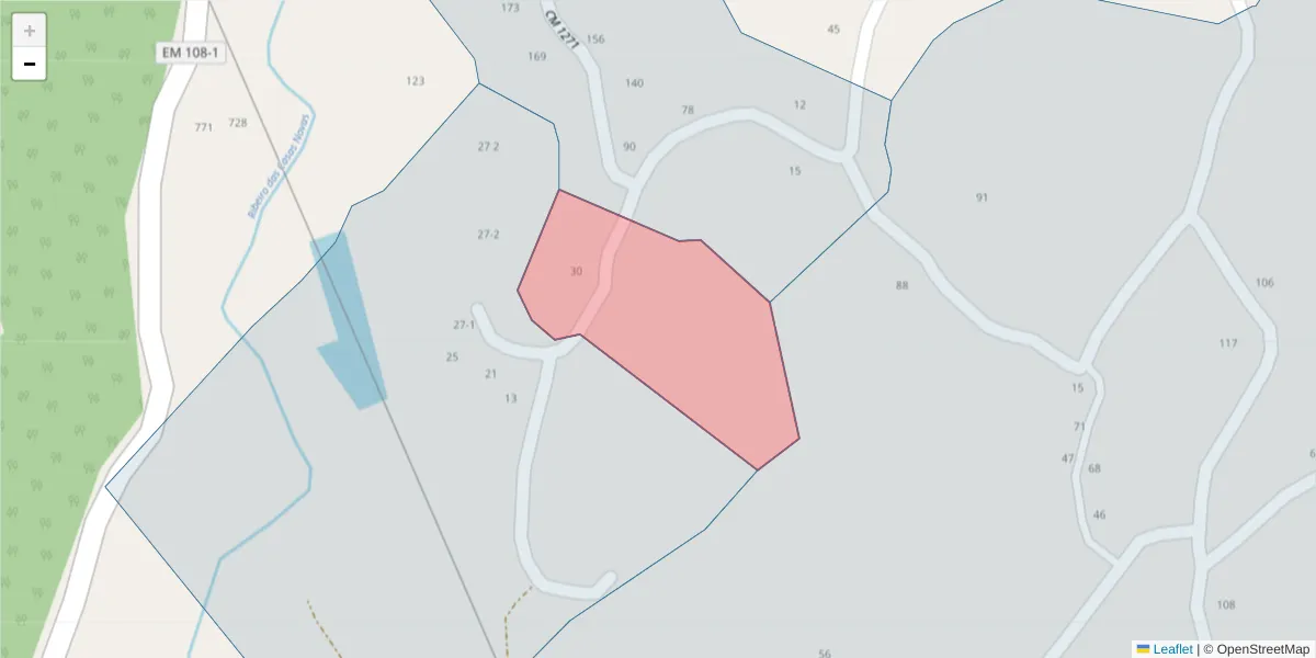 Mapa detalhado do código postal 4575-009 com limites, códigos postais vizinhos e agências dos correios