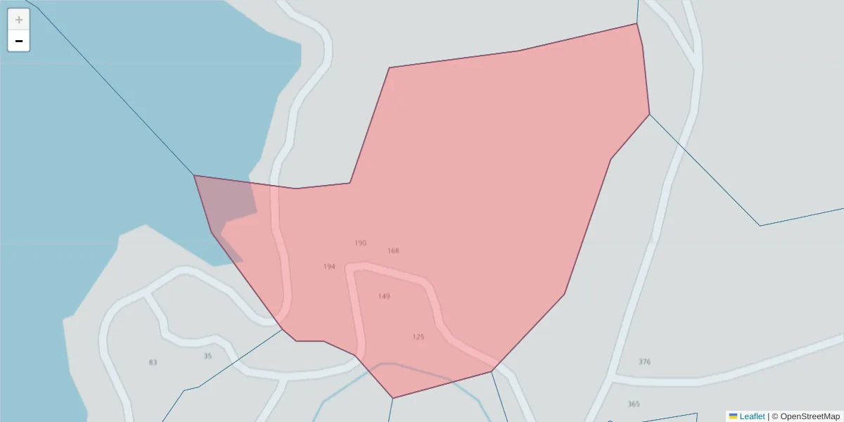 Mapa detalhado do código postal 4575-062 com limites, códigos postais vizinhos e agências dos correios