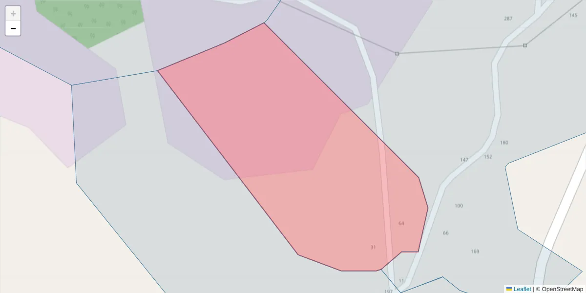 Mapa detalhado do código postal 4575-435 com limites, códigos postais vizinhos e agências dos correios