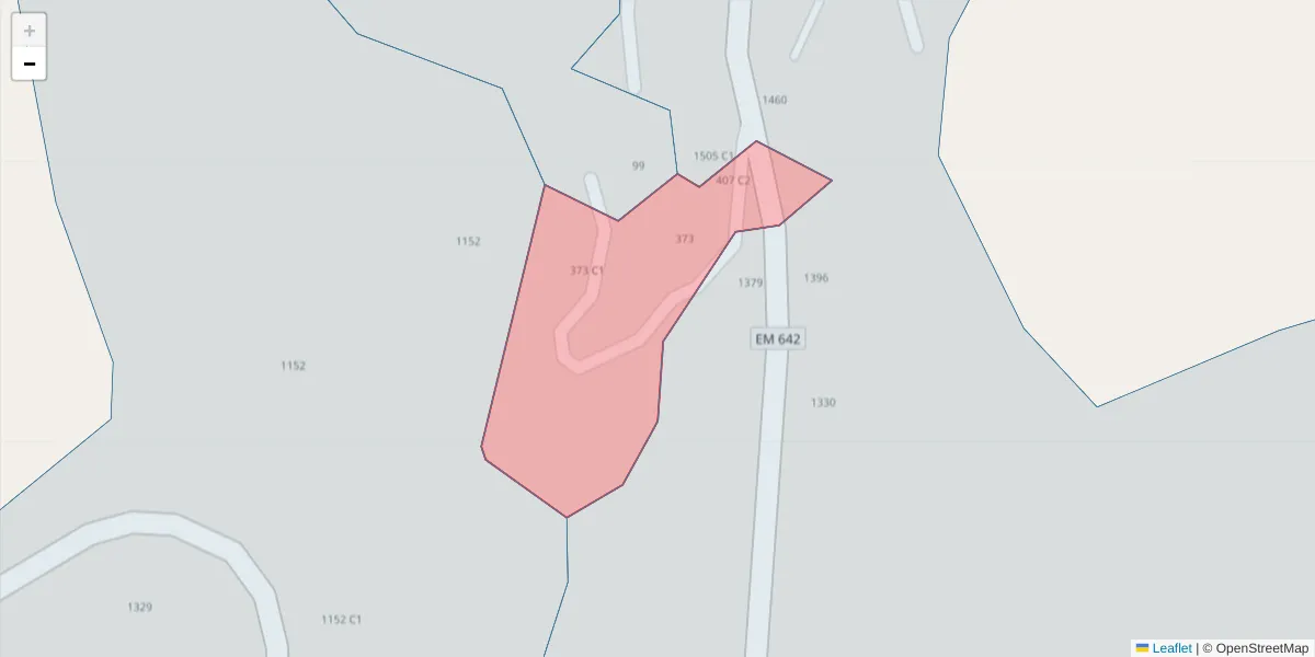 Mapa detalhado do código postal 4625-194 com limites, códigos postais vizinhos e agências dos correios