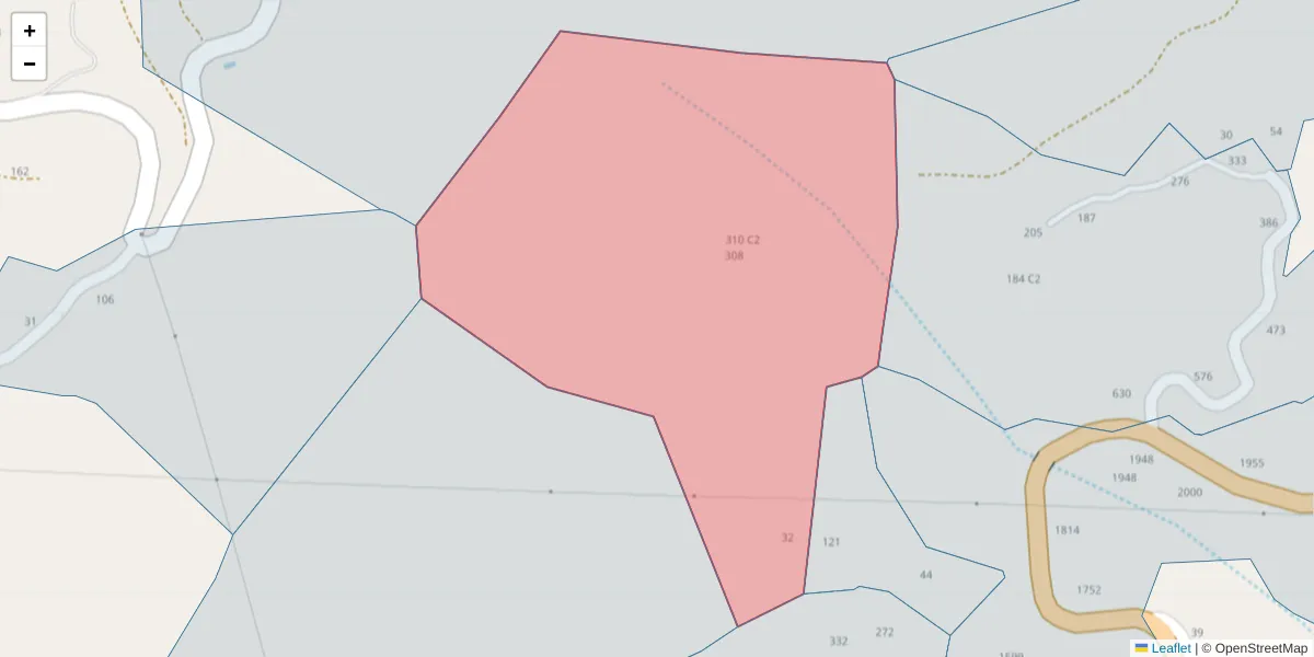 Mapa detalhado do código postal 4625-285 com limites, códigos postais vizinhos e agências dos correios