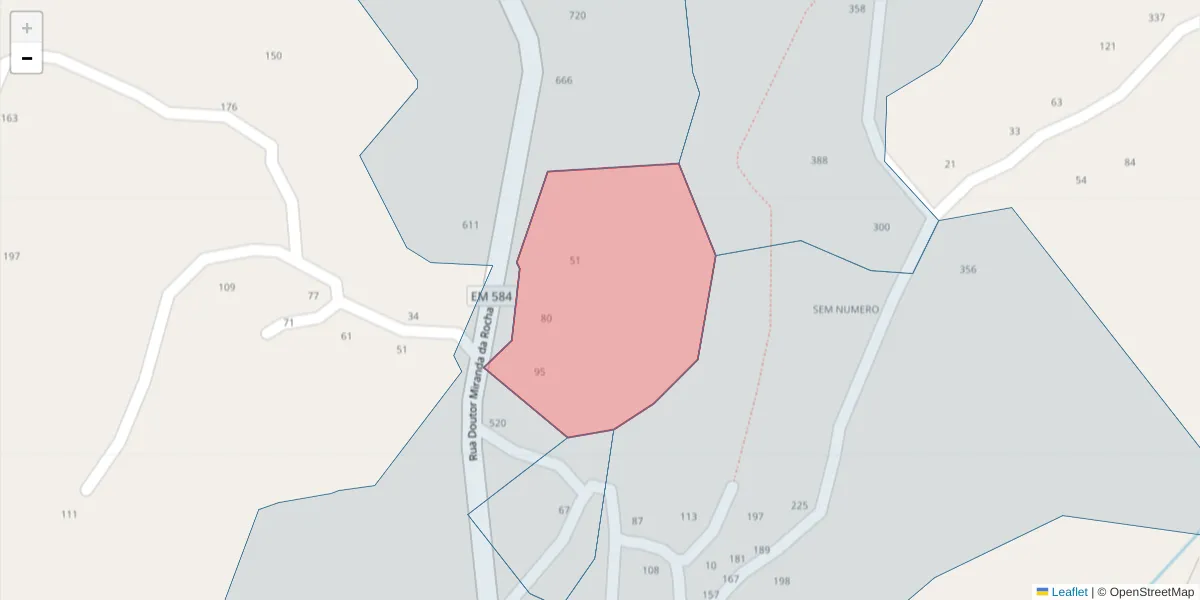 Mapa detalhado do código postal 4625-338 com limites, códigos postais vizinhos e agências dos correios