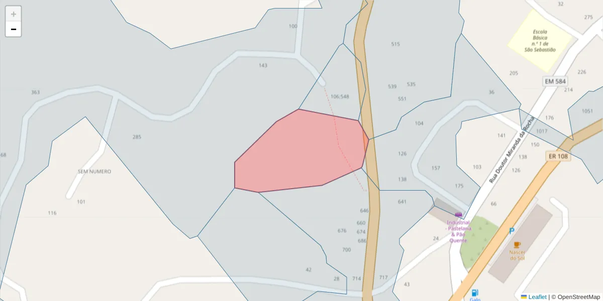 Mapa detalhado do código postal 4625-373 com limites, códigos postais vizinhos e agências dos correios