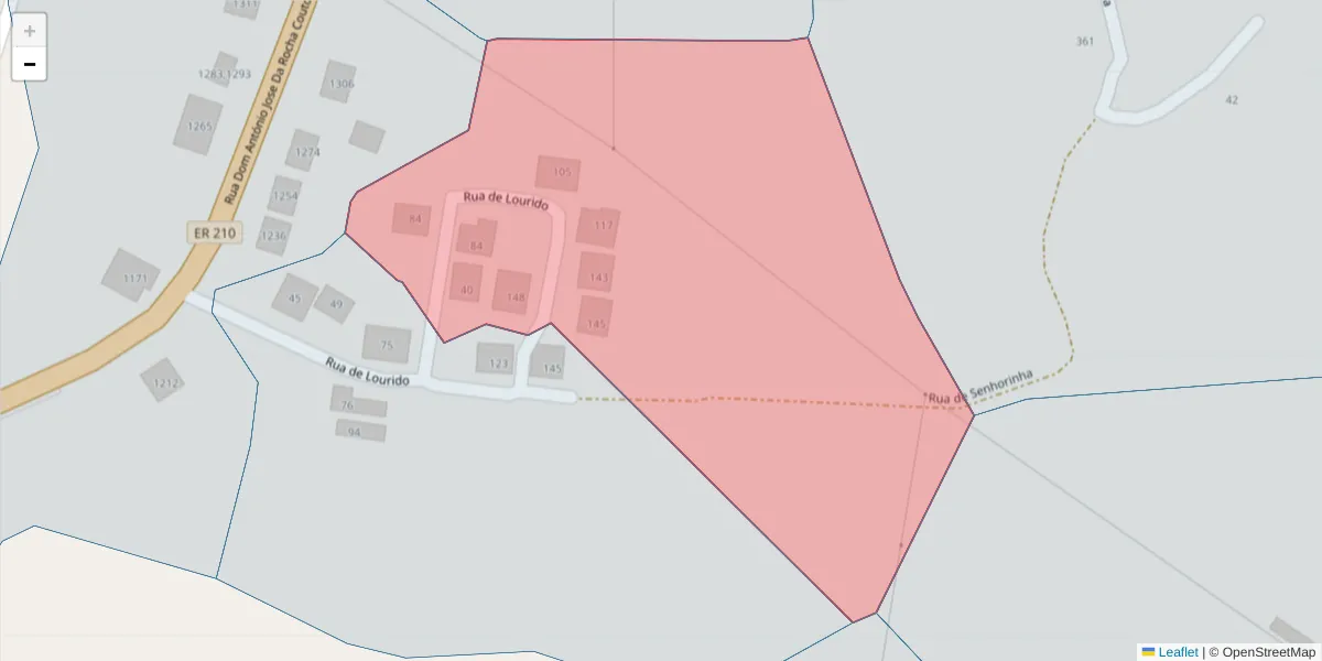 Mapa detalhado do código postal 4625-604 com limites, códigos postais vizinhos e agências dos correios