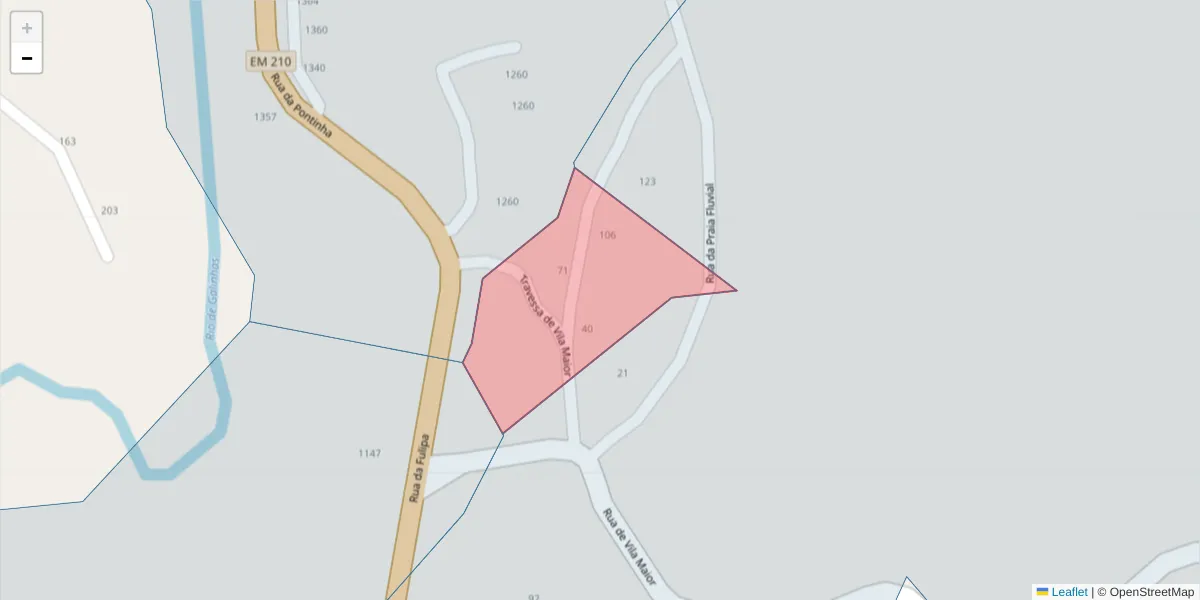 Mapa detalhado do código postal 4630-469 com limites, códigos postais vizinhos e agências dos correios