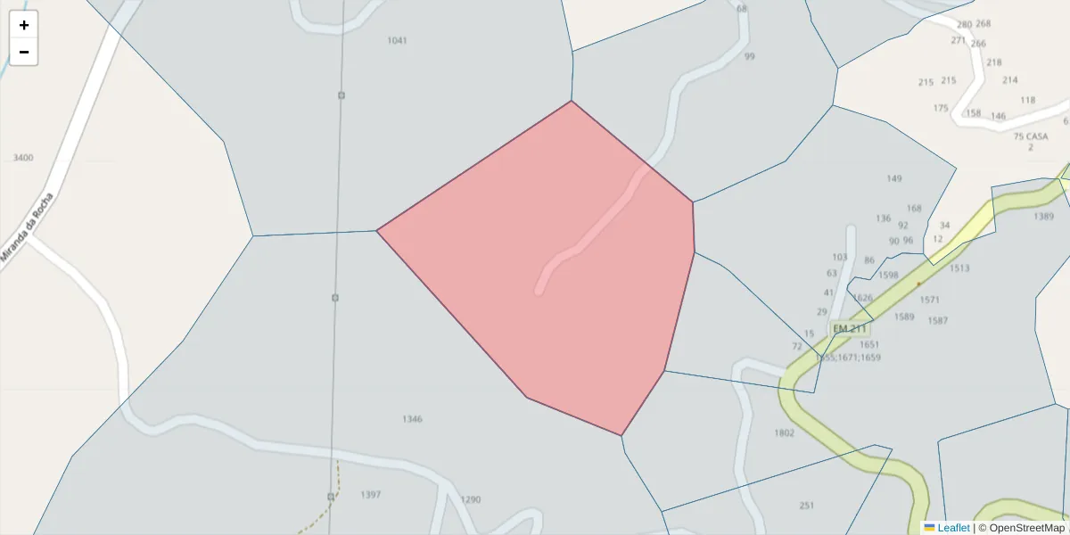 Mapa detalhado do código postal 4630-559 com limites, códigos postais vizinhos e agências dos correios