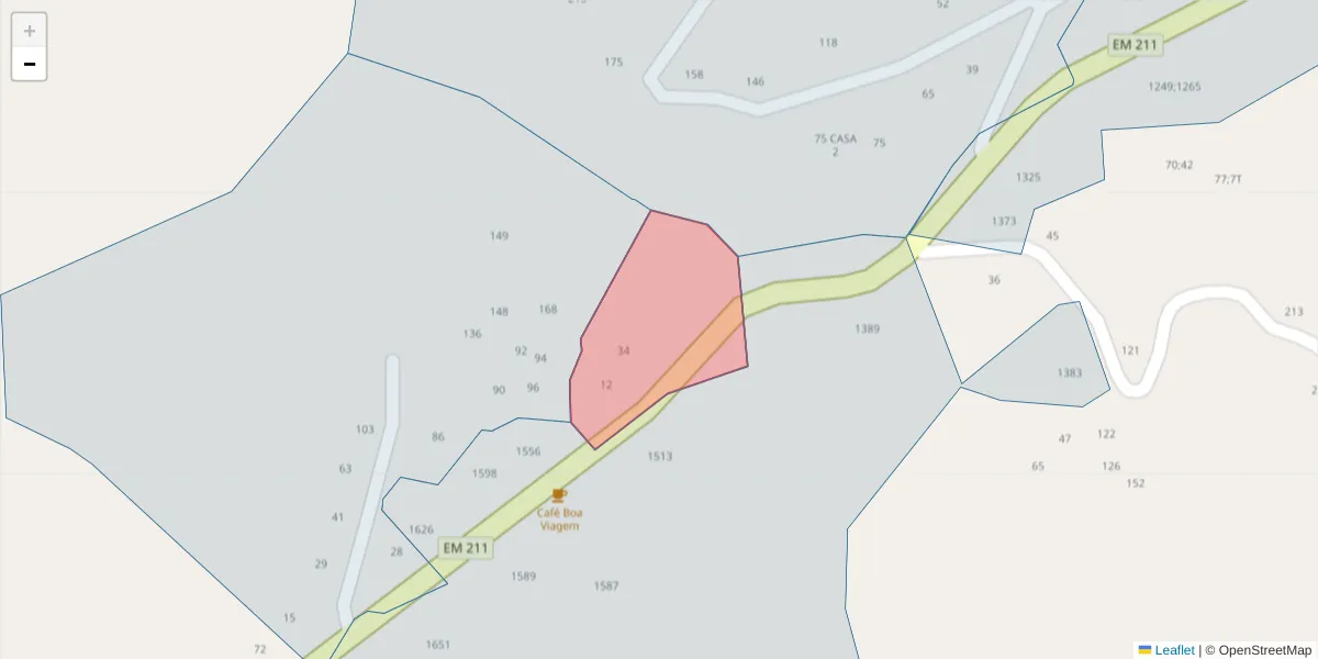 Mapa detalhado do código postal 4630-600 com limites, códigos postais vizinhos e agências dos correios