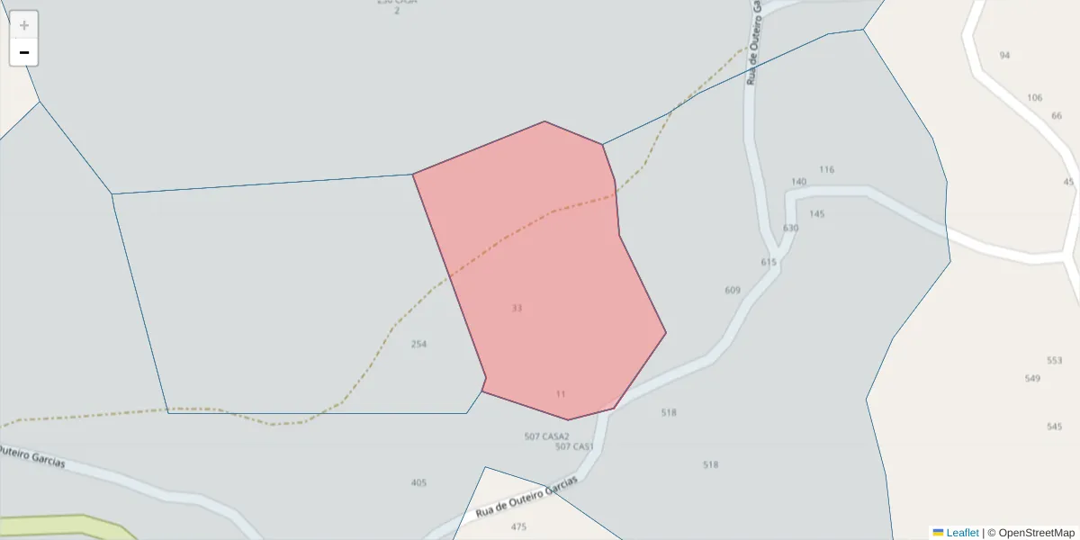 Mapa detalhado do código postal 4630-661 com limites, códigos postais vizinhos e agências dos correios