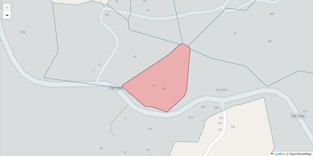 Mapa detalhado do código postal 4630-685 com limites, códigos postais vizinhos e agências dos correios