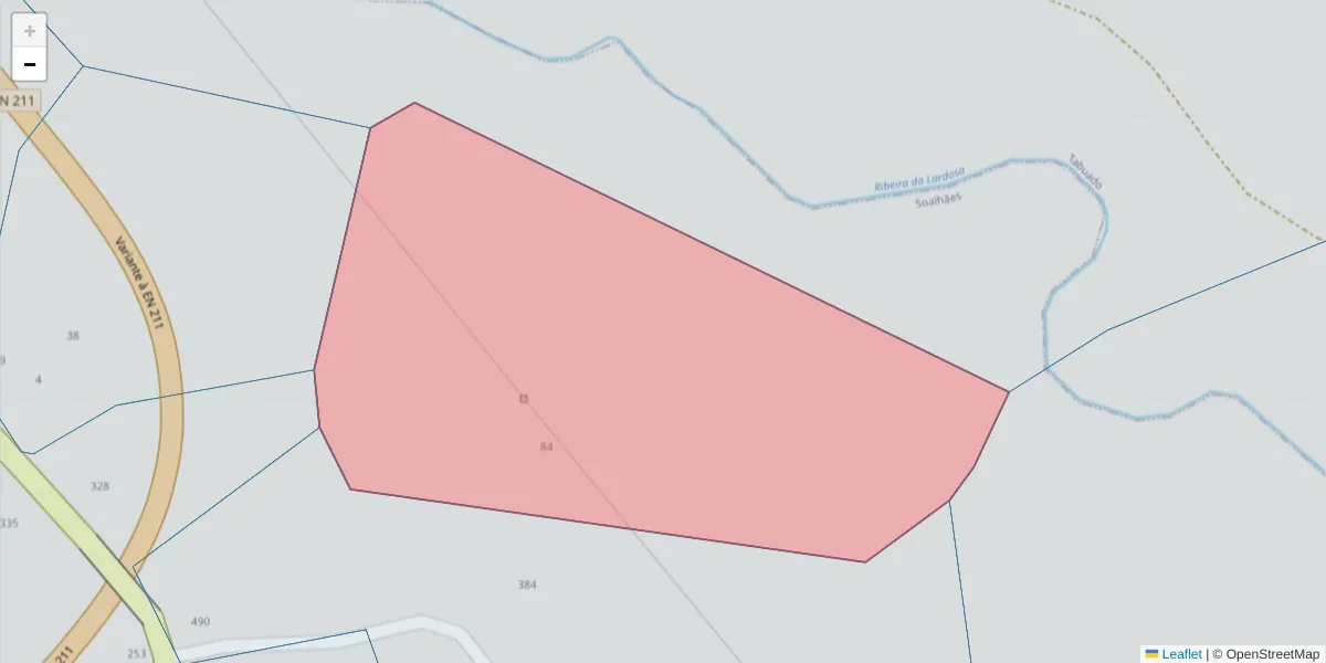 Mapa detalhado do código postal 4630-714 com limites, códigos postais vizinhos e agências dos correios