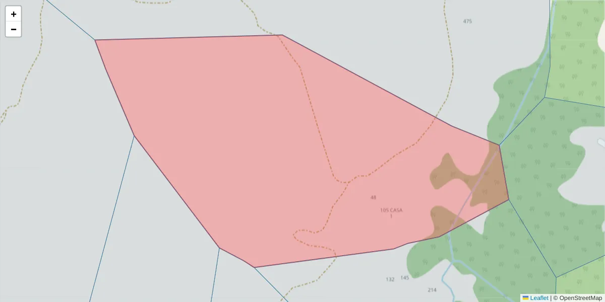 Mapa detalhado do código postal 4630-757 com limites, códigos postais vizinhos e agências dos correios