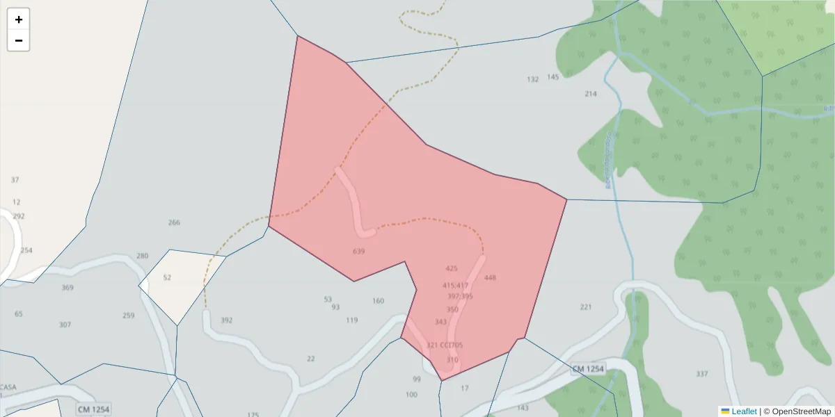 Mapa detalhado do código postal 4630-763 com limites, códigos postais vizinhos e agências dos correios