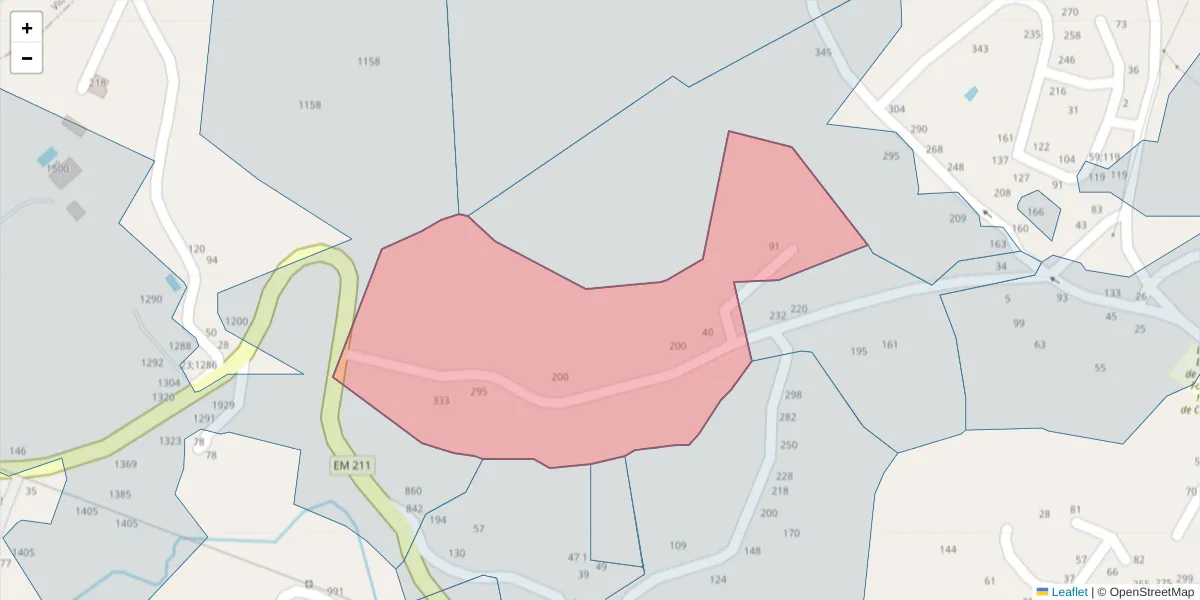 Mapa detalhado do código postal 4635-100 com limites, códigos postais vizinhos e agências dos correios