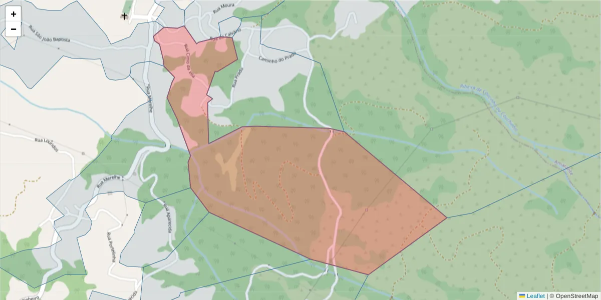Mapa detalhado do código postal 4635-187 com limites, códigos postais vizinhos e agências dos correios