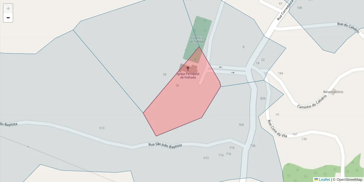 Mapa detalhado do código postal 4635-208 com limites, códigos postais vizinhos e agências dos correios