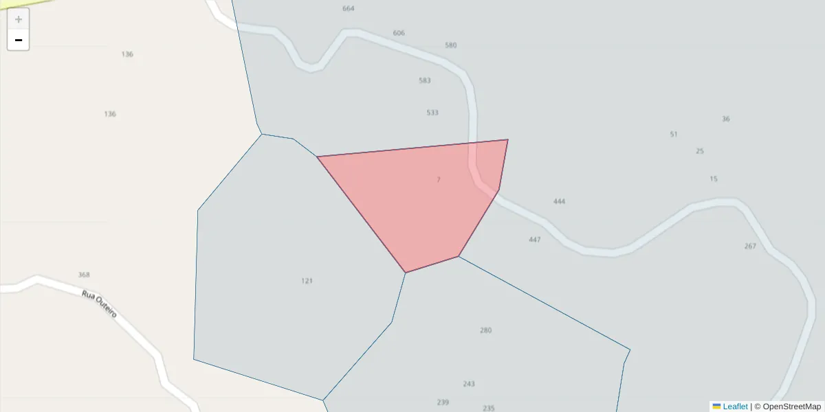 Mapa detalhado do código postal 4635-217 com limites, códigos postais vizinhos e agências dos correios