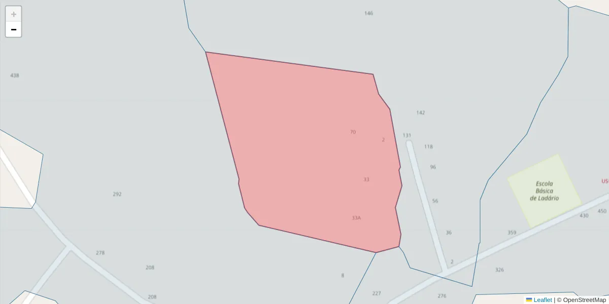 Mapa detalhado do código postal 4635-422 com limites, códigos postais vizinhos e agências dos correios