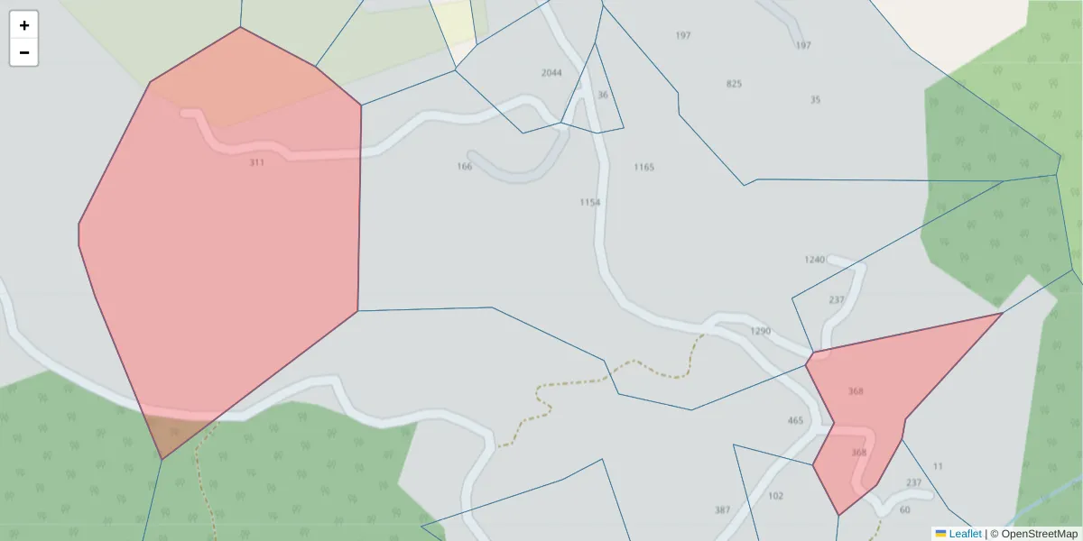 Mapa detalhado do código postal 4635-698 com limites, códigos postais vizinhos e agências dos correios