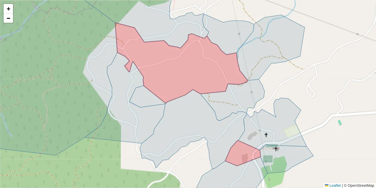 Mapa detalhado do código postal 4635-739 com limites, códigos postais vizinhos e agências dos correios