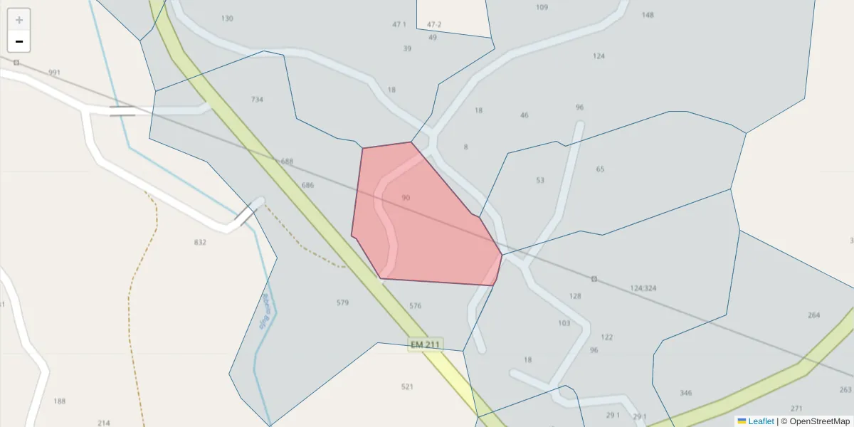 Mapa detalhado do código postal 4635-773 com limites, códigos postais vizinhos e agências dos correios