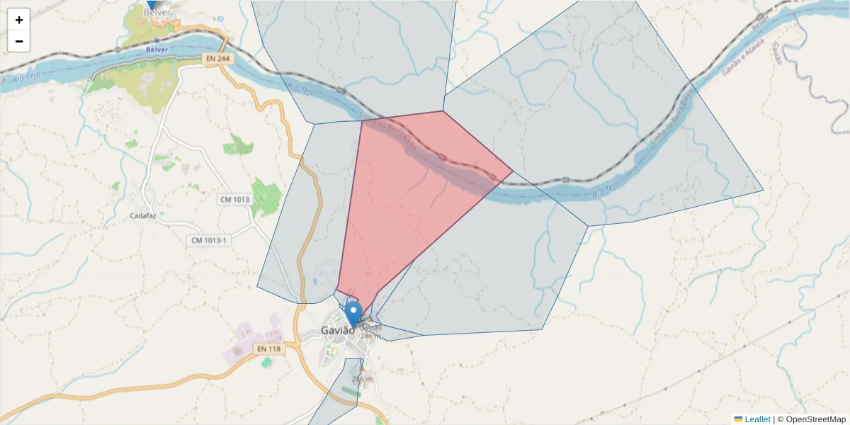 Mapa detalhado do código postal 6040-128 com limites, códigos postais vizinhos e agências dos correios