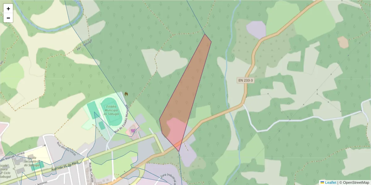 Mapa detalhado do código postal 6320-313 com limites, códigos postais vizinhos e agências dos correios