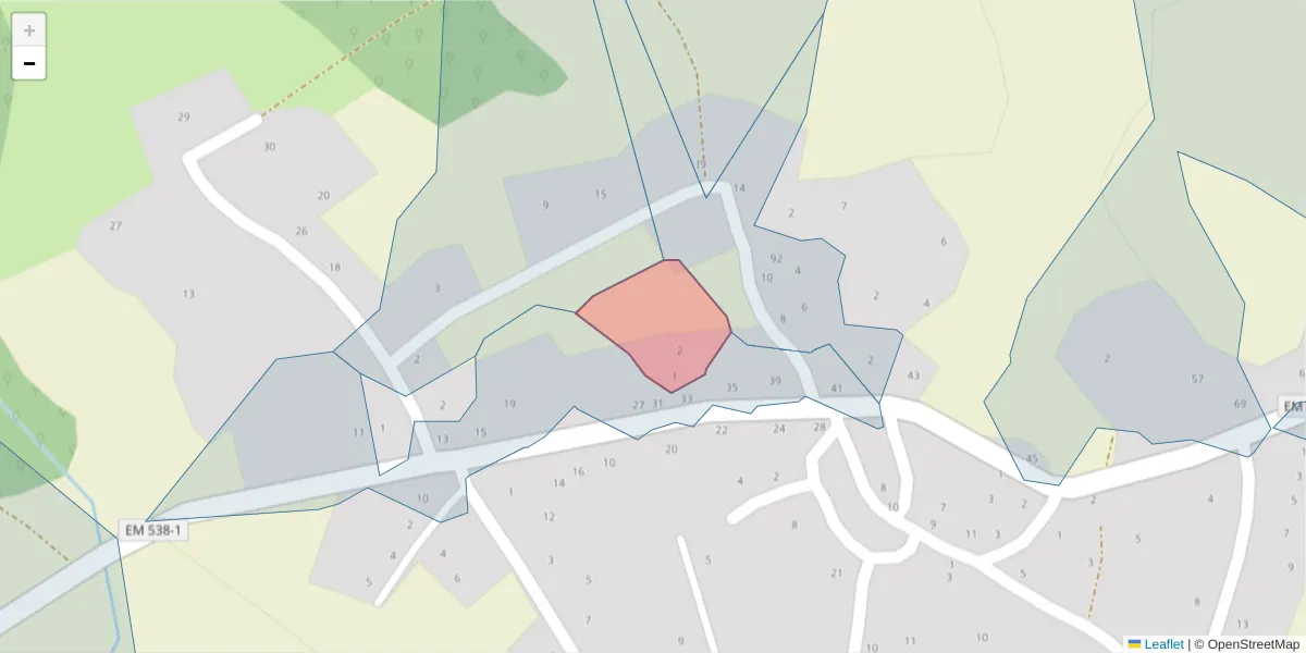 Mapa detalhado do código postal 6320-489 com limites, códigos postais vizinhos e agências dos correios
