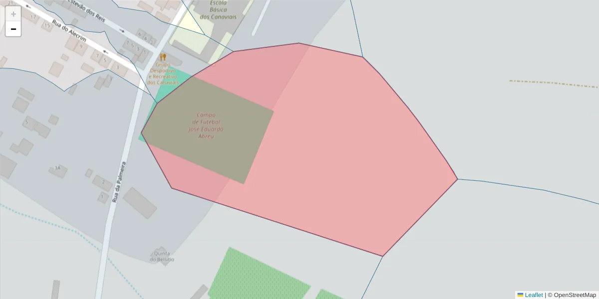 Mapa detalhado do código postal 7005-366 Évora com limites, códigos postais vizinhos e agências dos correios