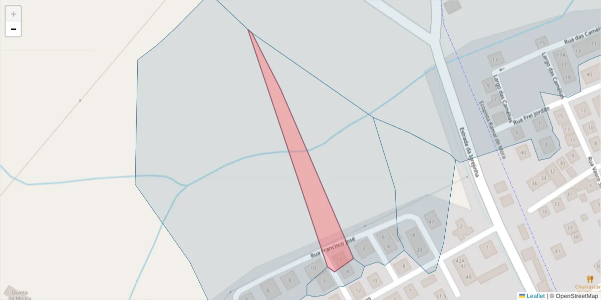 Mapa detalhado do código postal 7005-666;7005-492 com limites, códigos postais vizinhos e agências dos correios