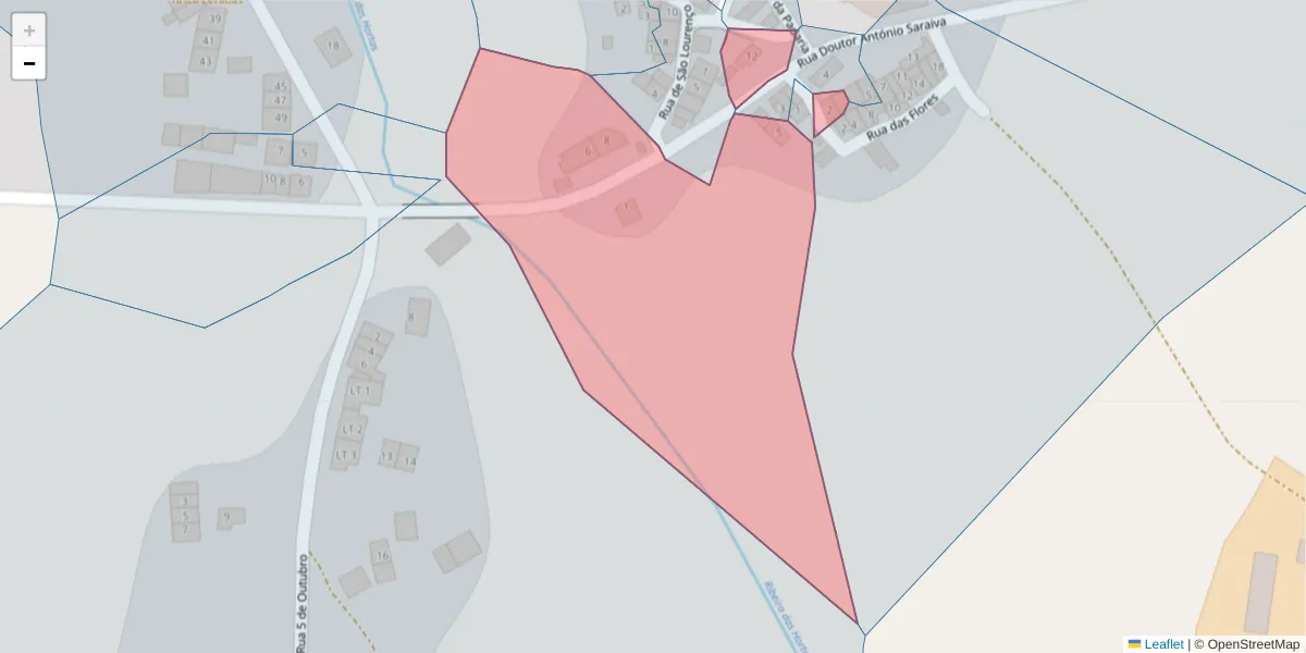 Mapa detalhado do código postal 7100-658 com limites, códigos postais vizinhos e agências dos correios