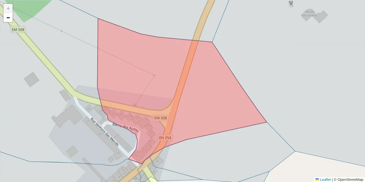 Mapa detalhado do código postal 7160-064 com limites, códigos postais vizinhos e agências dos correios