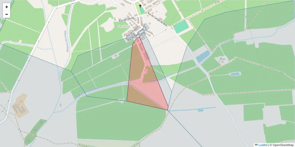 Mapa detalhado do código postal 7200-469 com limites, códigos postais vizinhos e agências dos correios