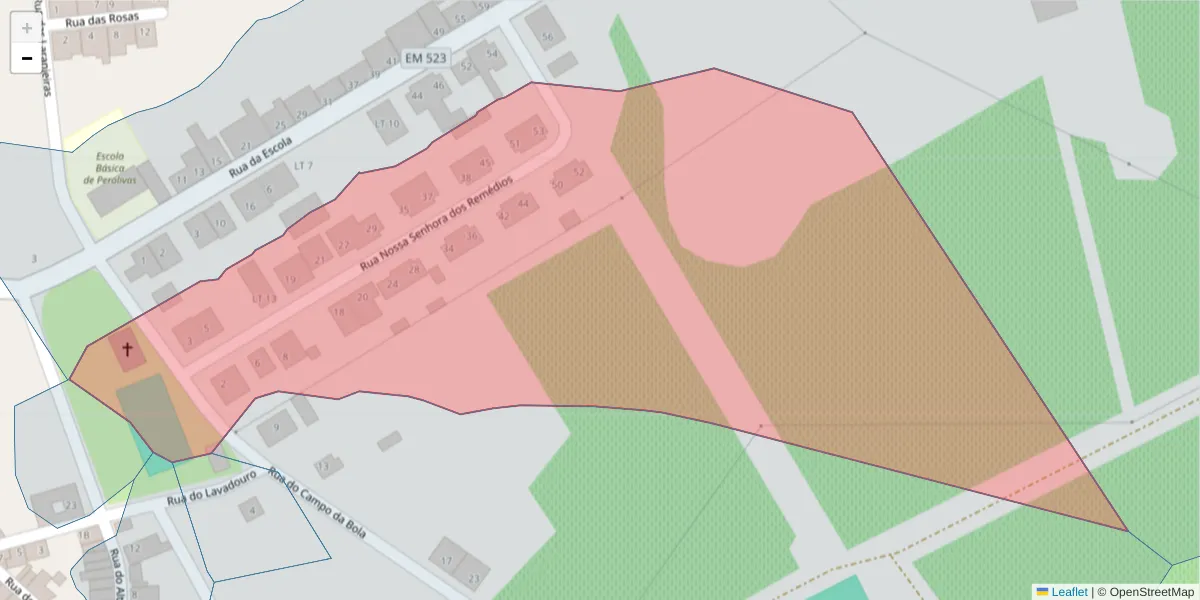 Mapa detalhado do código postal 7200-475 com limites, códigos postais vizinhos e agências dos correios