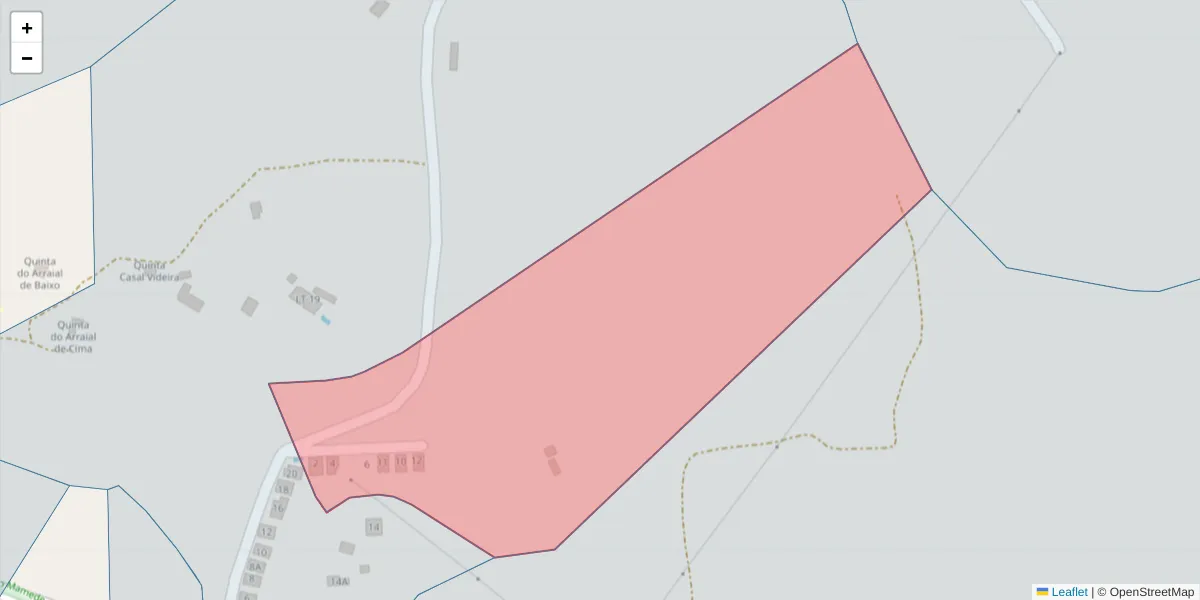 Mapa detalhado do código postal 7300-297 com limites, códigos postais vizinhos e agências dos correios