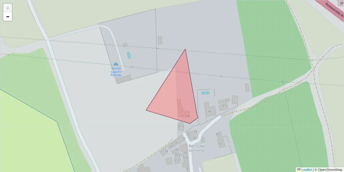 Mapa detalhado do código postal 7350-004;7350-216 com limites, códigos postais vizinhos e agências dos correios