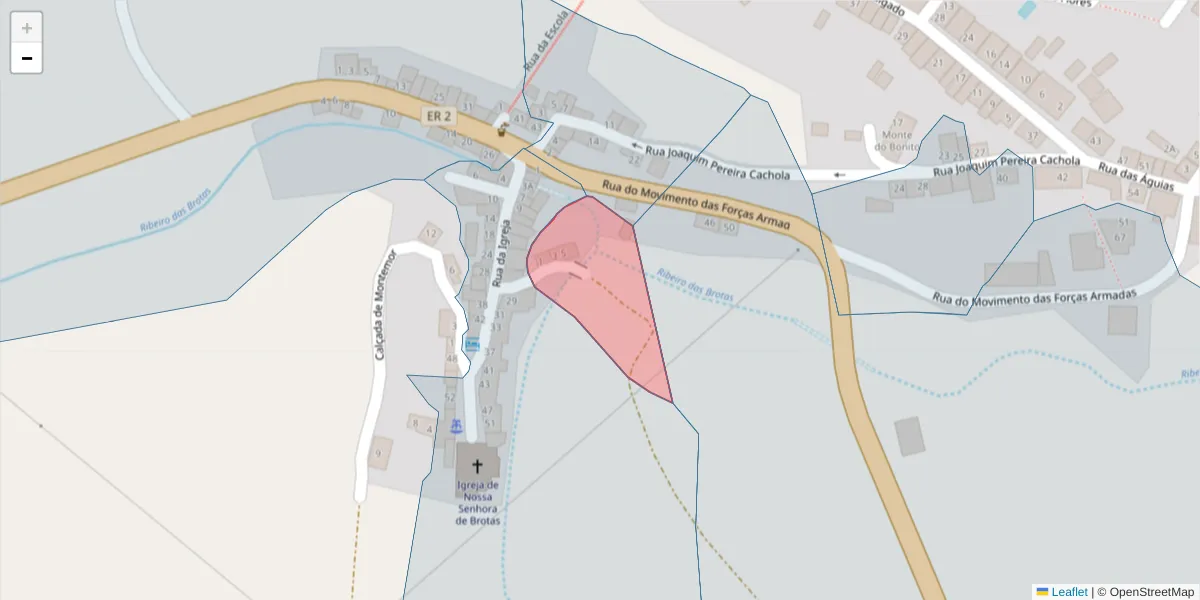Mapa detalhado do código postal 7490-011 com limites, códigos postais vizinhos e agências dos correios