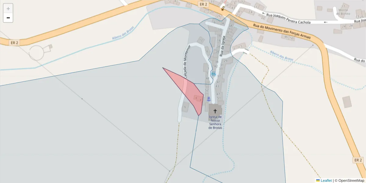 Mapa detalhado do código postal 7490-030 com limites, códigos postais vizinhos e agências dos correios