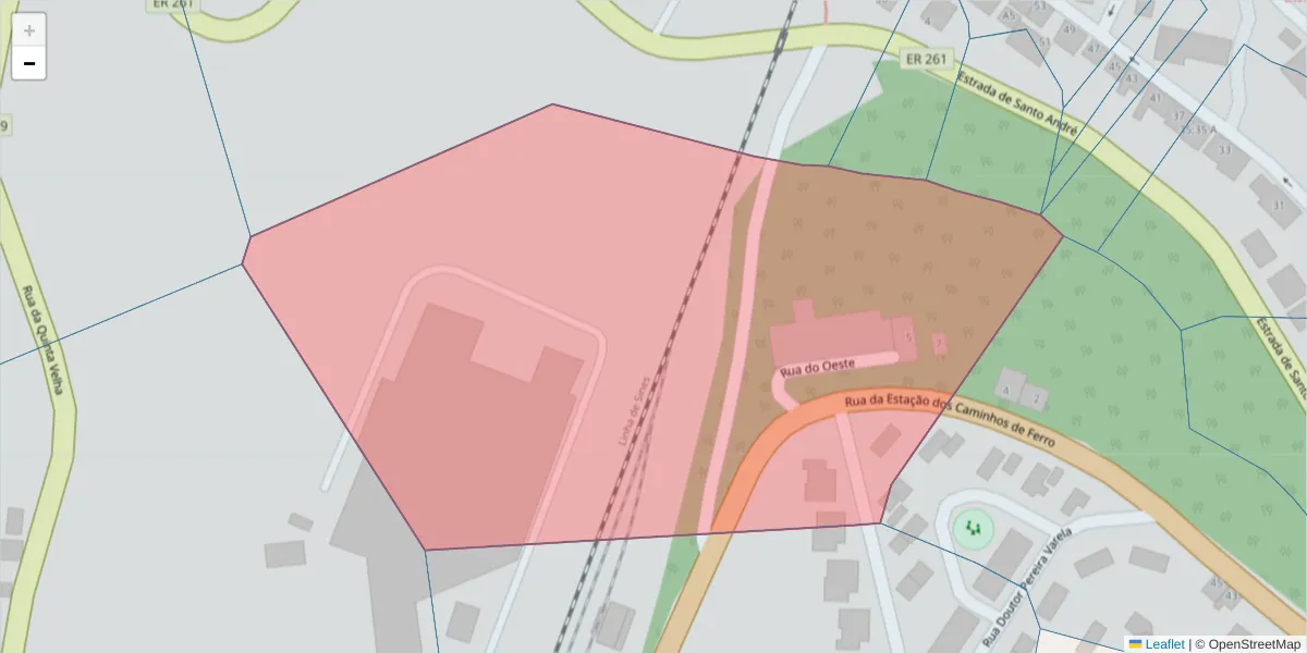 Mapa detalhado do código postal 7540-171 com limites, códigos postais vizinhos e agências dos correios